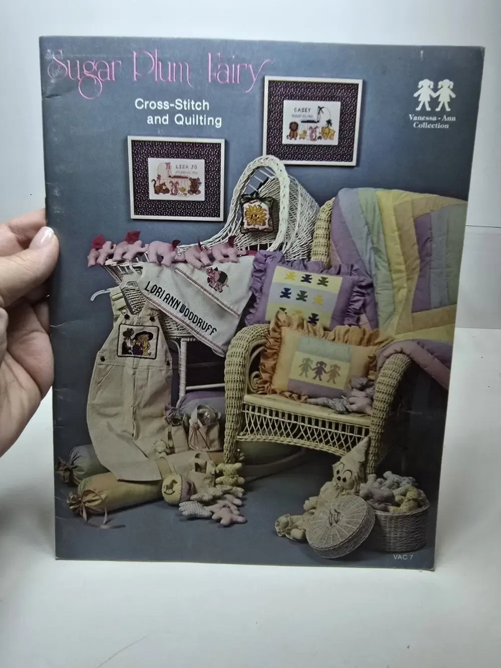 Vintage Cross Stitch and Quilting Patterns, Sugar Plum Fairy VAC 7, Vanessa Ann